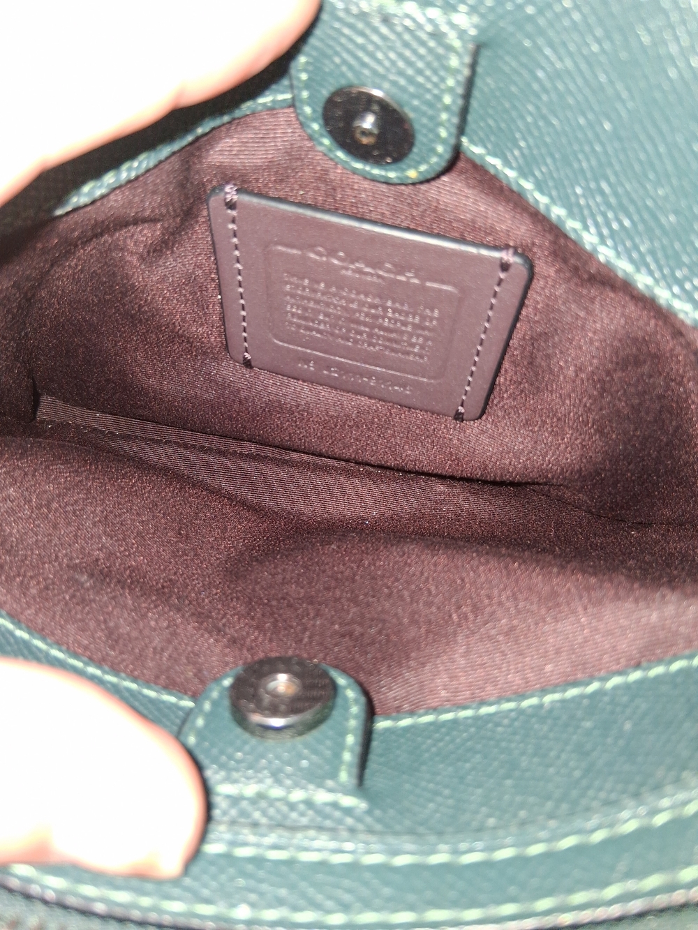 Coach Mini Lillie Carryall- Structured Leather Shoulder Bag - Picture 6 of 8